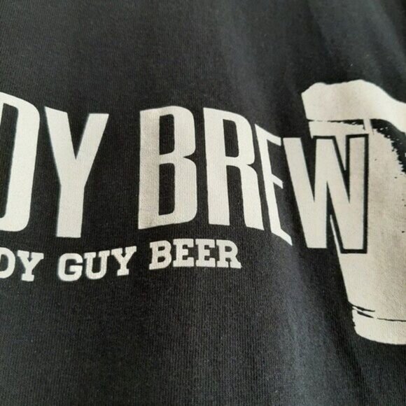 BUDDY BREW Buddy Guy Beer T-shirt Men's Sz L Flawed - Picture 5 of 12